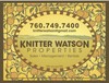 Logo of Knitter Watson Properties